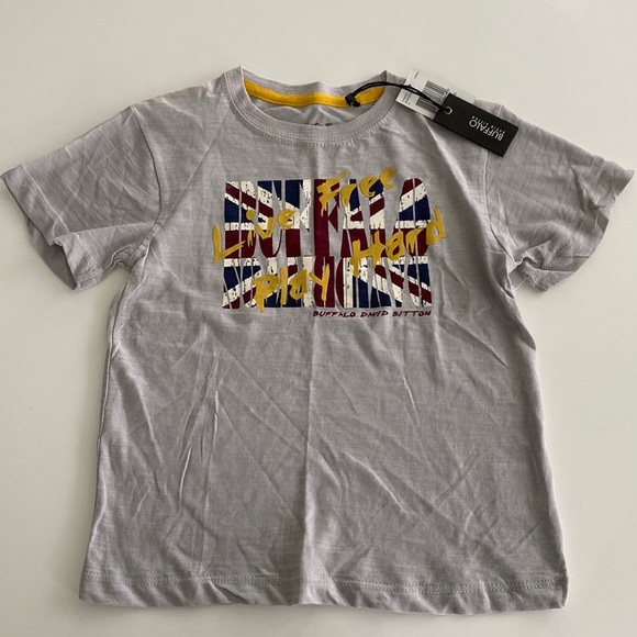 BUFFALO David Bitton Boys T-Shirt Tee New - Picture 1 of 7
